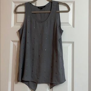 Sequined EXPRESS Split Back Tank!